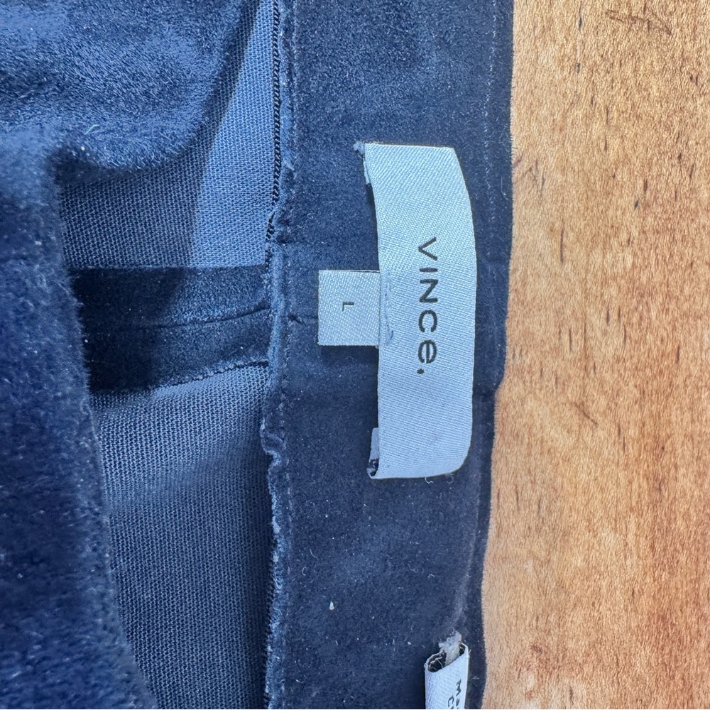 Vince Black faux Suede Pants - Picture 4 of 7